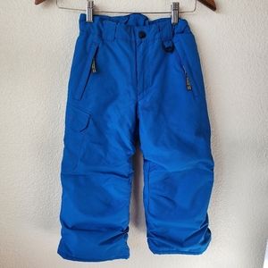Snow Dragons Unisex  Size 5 Insulated Blue  Snow Pants zip Pockets Ski